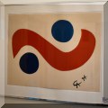 A11. Alexander Calder “Skybird” lithograph. Signed and dated in print. Print: 20”h x 26”w 
